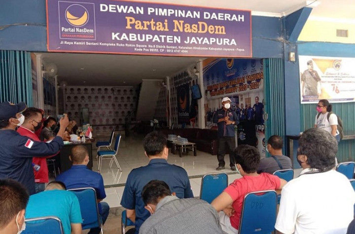 Sukseskan PON, NasDem Kebut Vaksinasi di Bumi Cendrawasih