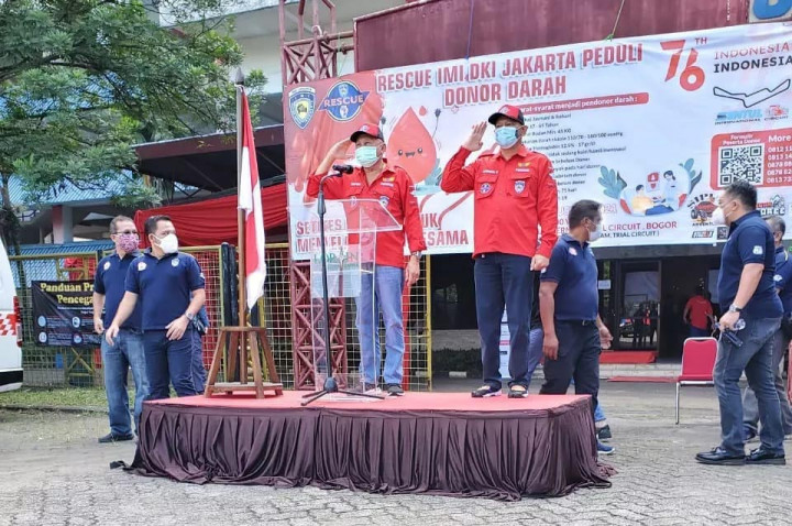 Rescue IMI DKI Jakarta Bantu Tingkatkan Stok Darah Di PMI