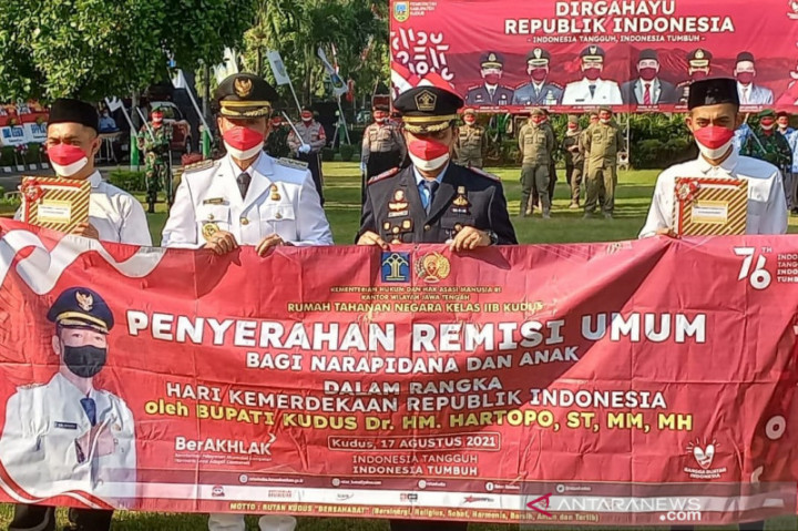 84 Narapidana di Kudus Dapat Remisi HUT ke 76 RI