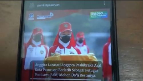 Anggita Larasati Paskibraka Nasional Putri Penjual Bensin Eceran Asal Pasuruan