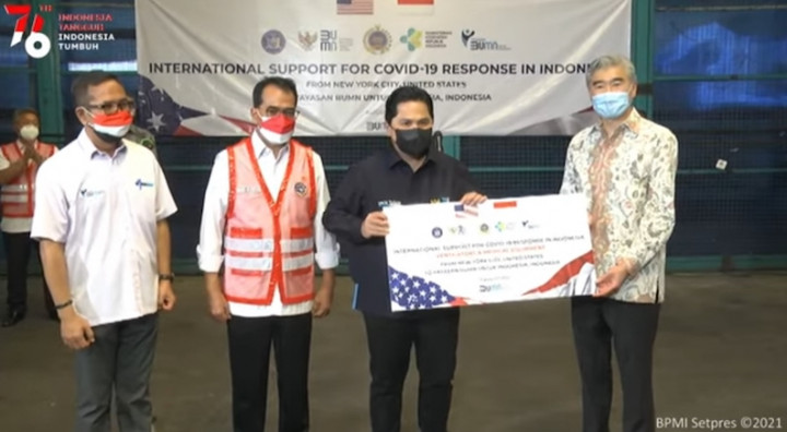 Masyarakat New York Kirim 150 Ventilator untuk Indonesia