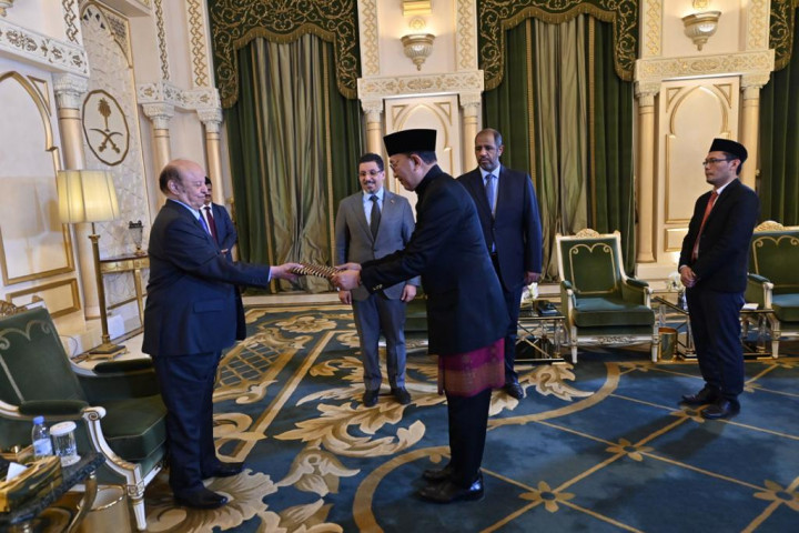 Presiden Yaman Resmi Terima Surat Kepercayaan Dubes Irzan Djohan