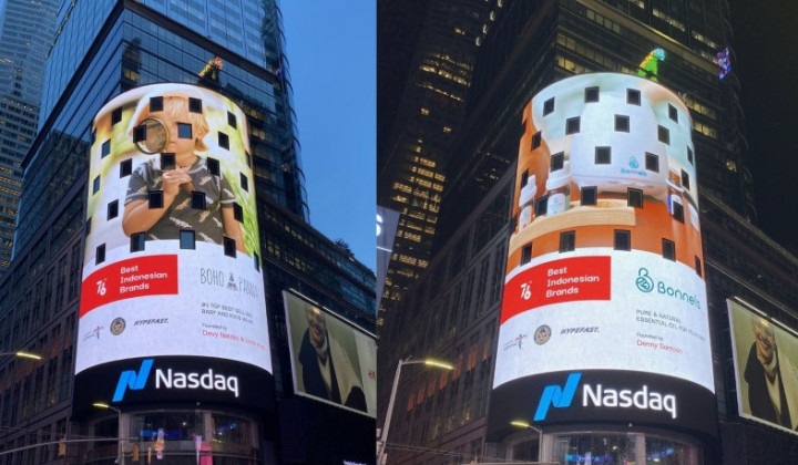 Keren! 16 Merek Indonesia Mejeng di Videotron Times Square New York
