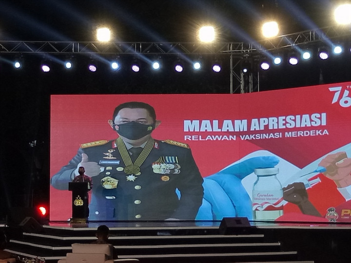Kapolri: Vaksinasi Merdeka Suntik 1,5 Juta Warga Jakarta