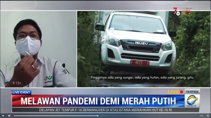 Kisah Haru Relawan Covid-19 Jadi Pahlawan Kemerdekaan Masa Kini