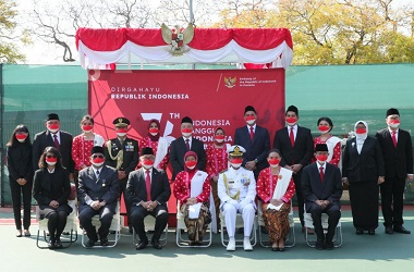 Di Tengah Pandemi, HUT ke-76 RI di Afrika Selatan Berlangsung Semarak