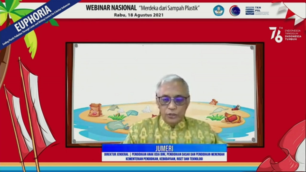 Dirjen Paud Dikdasmen Kemendikbudristek Jumeri. Zoom.