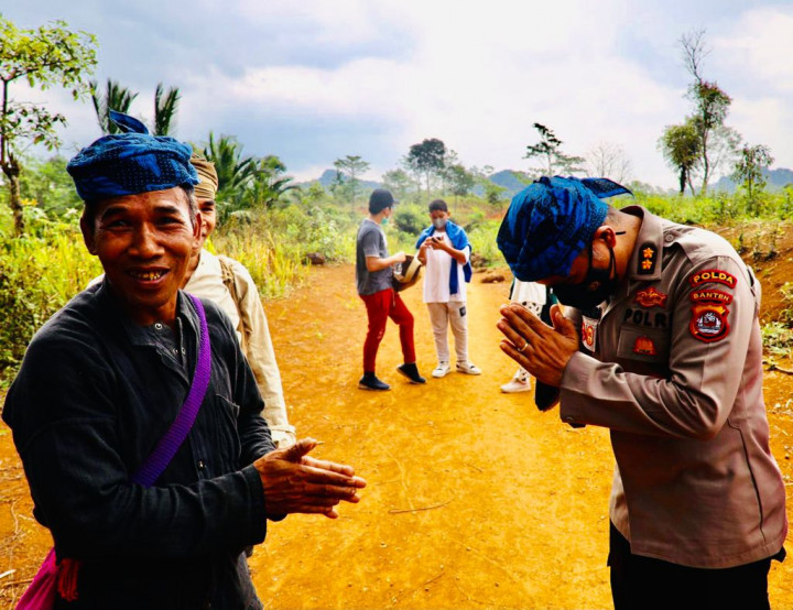 Polda Banten Kunjungi Tokoh Badui yang Siapkan Pakaian Jokowi