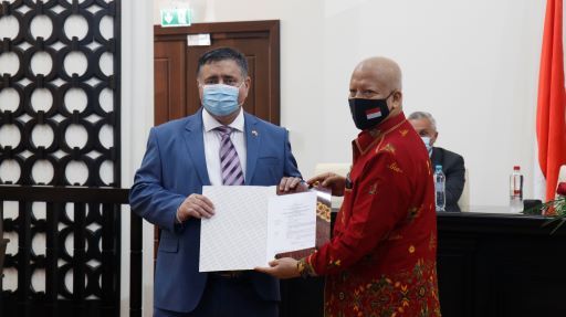 Rayakan HUT RI, KBRI Rumania Resmikan Konsul Kehormatan di Constanta