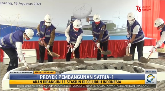 Kominfo Bangun Ruang Kendali Satelit Satria-1 di Bekasi.