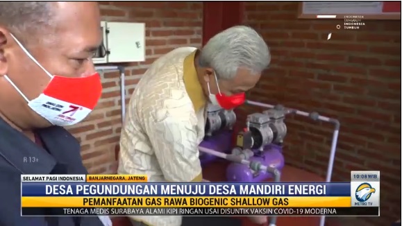 Manfaatkan Gas Rawa, Pegundungan Menuju Desa Mandiri Energi