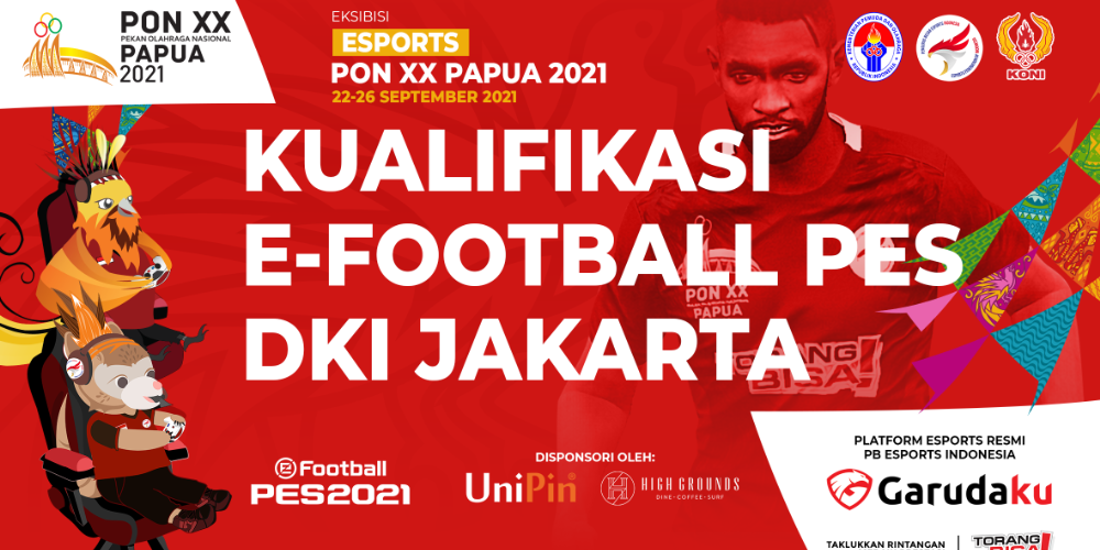 Eksebisi esports PON XX Papua eFootball 2021 (Foto: Garudaku)