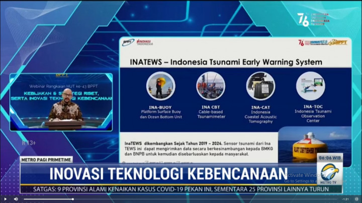 BPPT Kembangkan Riset Inovasi Teknologi Cegah Kebencanaan