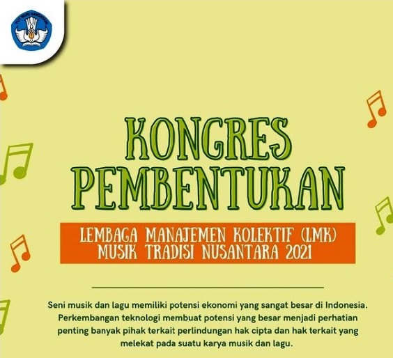 Majukan Kebudayaan, Kemendikbudristek Bentuk Lembaga Manajemen Kolektif Musik Tradisi Nusantara