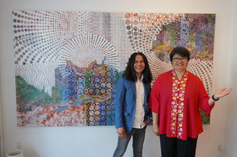 <i>Round of Circles</i>, Pameran Tunggal Seniman Indonesia di Denmark
