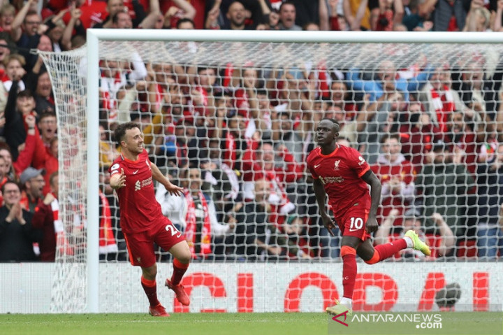 Jota dan Mane Bantu Liverpool Tundukkan Burnley