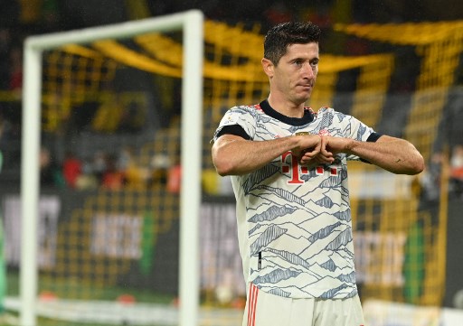 Striker Bayern Muenchen Robert Lewandowski. (Ina Fassbender / AFP)