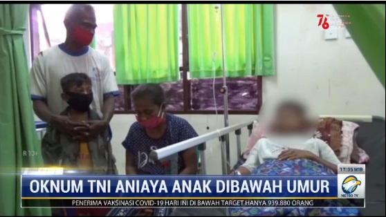 Dituduh Mencuri HP, Bocah Dianiaya Oknum Anggota TNI Hingga Pingsan