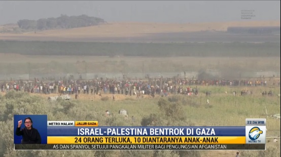 Israel-Palestina Kembali Bentrok di Gaza, 24 Orang Terluka