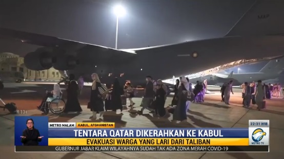 Qatar Evakuasi 7.000 Warga Afghanistan