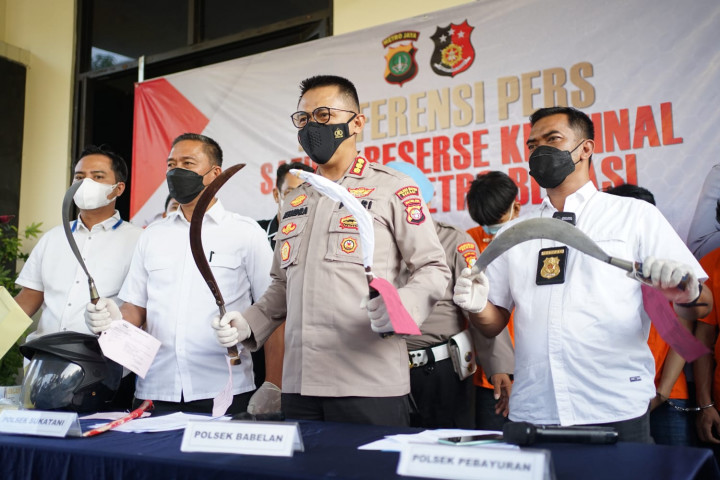 Polisi Ringkus Kawanan Begal Cilik di Kabupaten Bekasi