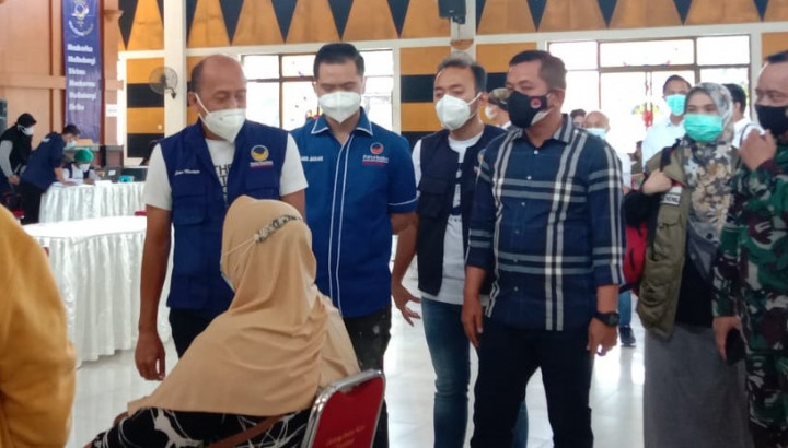 NasDem Vaksinasi Dosis Kedua di Karawang