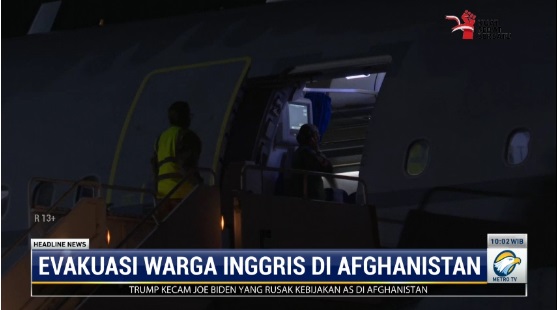 Inggris Desak AS Perpanjang Upaya Evakuasi WNA di Afghanistan