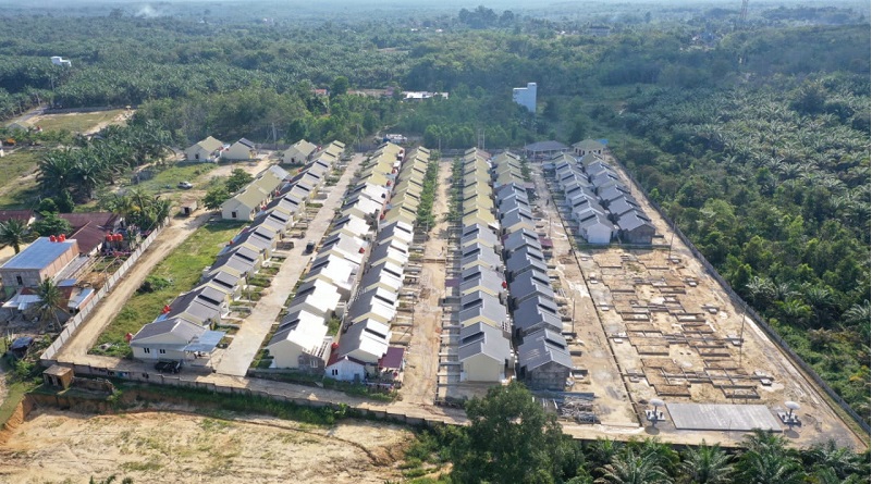 Perumahan subsidi yang dibangun Kementerian PUPR. Foto: Kementerian PUP