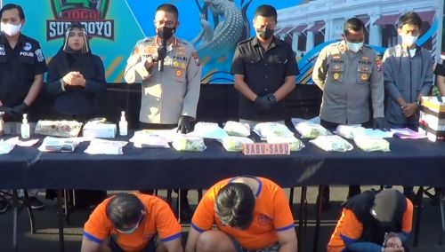 Peredaran 13,3 Kg Sabu di Surabaya Terungkap, Tersangka Terancam Hukuman Mati
