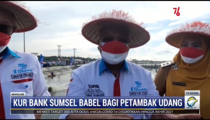 Petambak Udang di Bangka Selatan Sangat Terbantu KUR Klaster