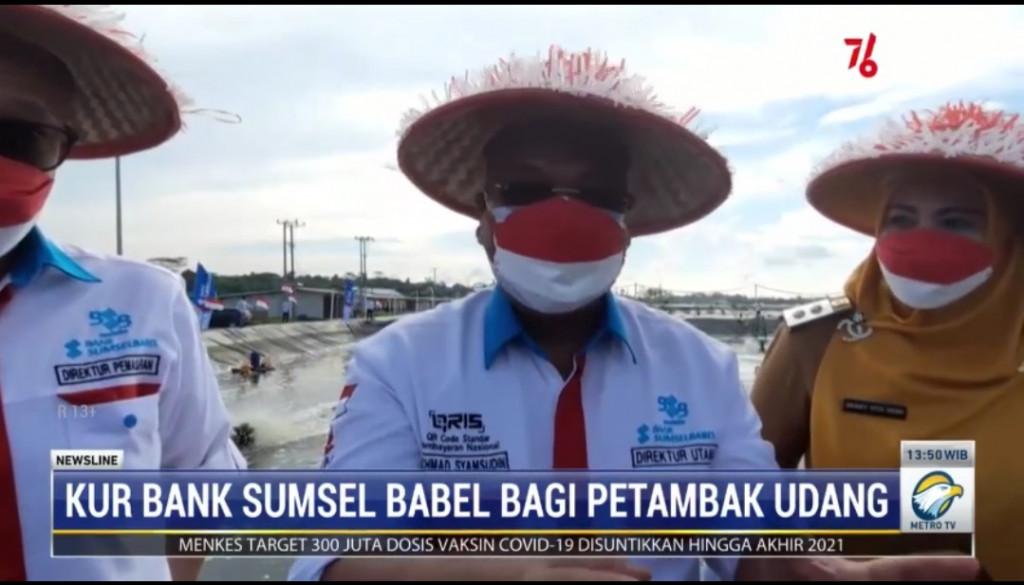Dirut Bank Sumsel Babel Achmad Syamsudin. Metro TV