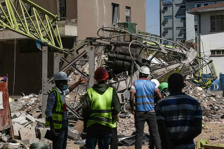 Tragis! Delapan Meninggal akibat Crane Rubuh di Nairobi