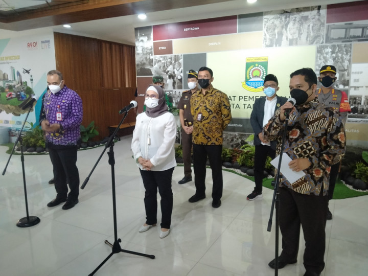 Pemkot Tangerang Serahkan 14 Bidang Aset Tanah ke Pemkab Tangerang