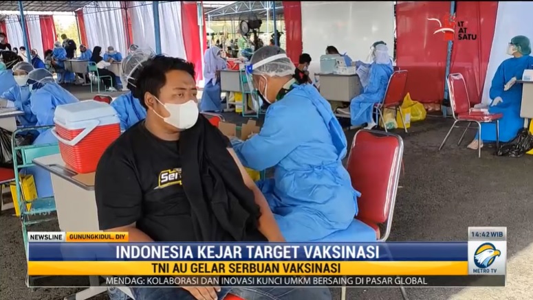 Program ini menargetkan 2.800 warga tervaksinasi dalam sehari.