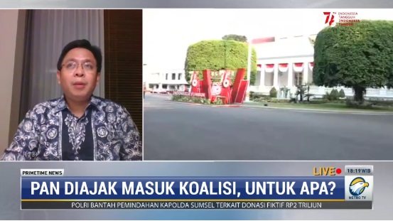Fungsi Parlemen Dinilai Teramputasi Jika PAN Masuk Koalisi Jokowi
