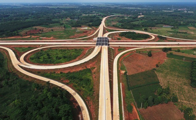 Ilustrasi jalan tol Bakauheni Lampung - - Foto: MI/ Ramdani