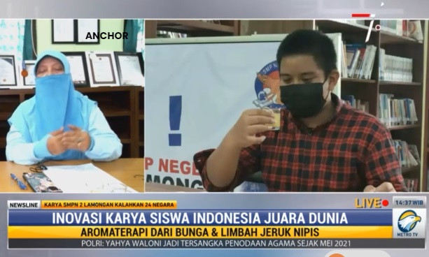 Siswa SMPN 2 Lamongan Sabet Medali Emas di Olimpiade Internasional