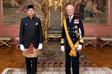 Kepada Raja Swedia, Dubes RI Sampaikan Komitmen Peningkatan Kerja Sama