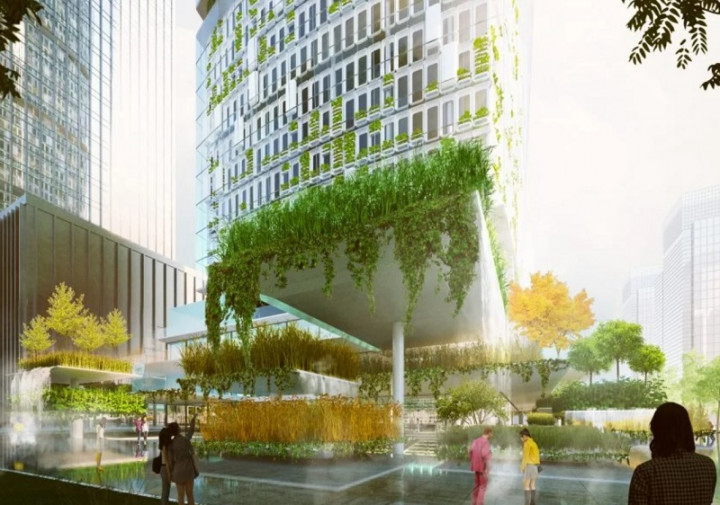 Bikin Tanaman Hidroponik, Tiongkok Bangun Gedung Setinggi 218 Meter