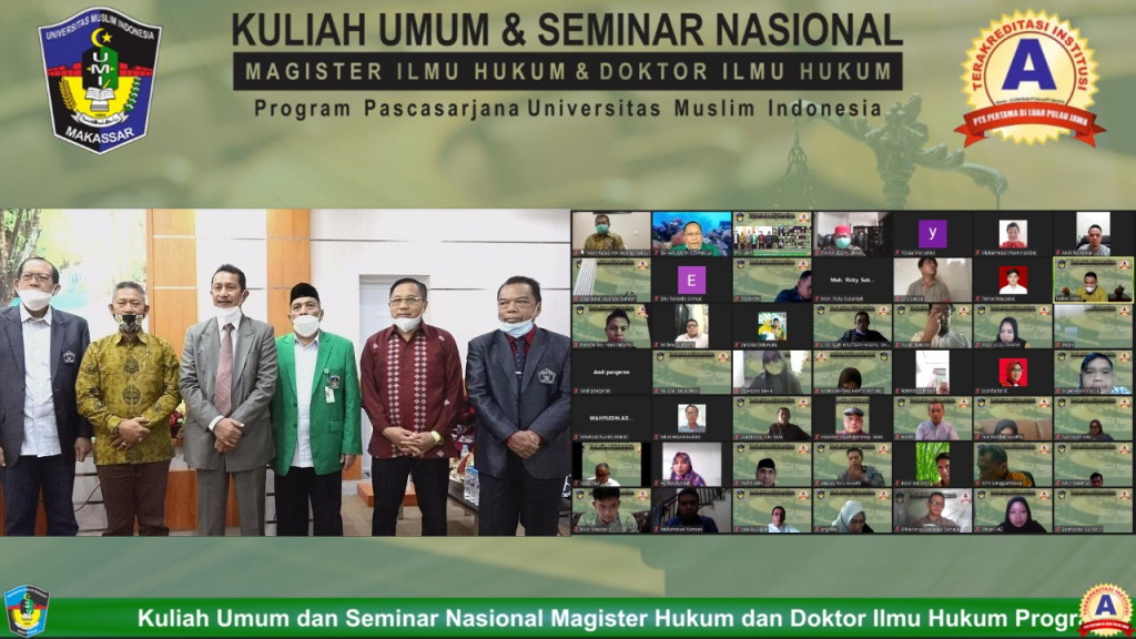 Seminar nasional Ilmu HUkum UMI Makassar. Foto: Dok. UMI