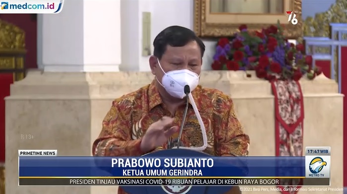 Masker Prabowo Viral, Punya 'Belalai' dan Berharga Fantastis