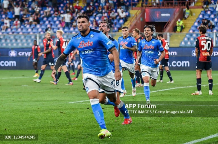 Genoa vs Napoli: Partenopei Taklukkan Il Grifone