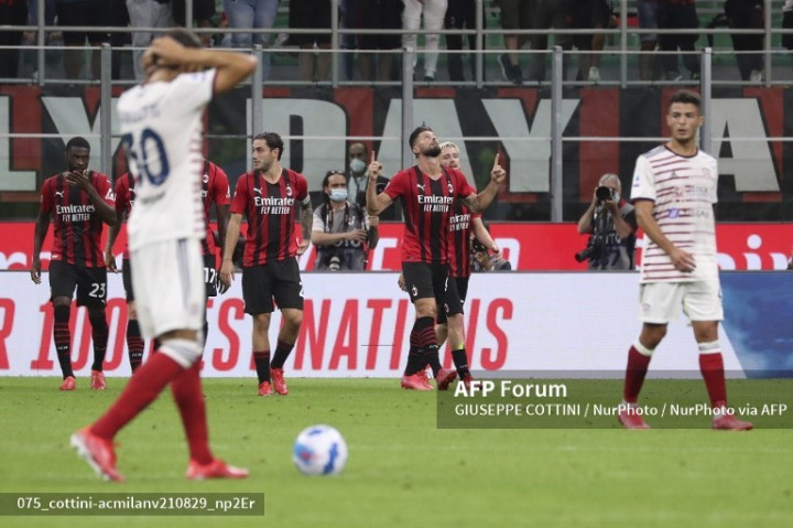 AC Milan vs Cagliari: Rossoneri tak Terbendung