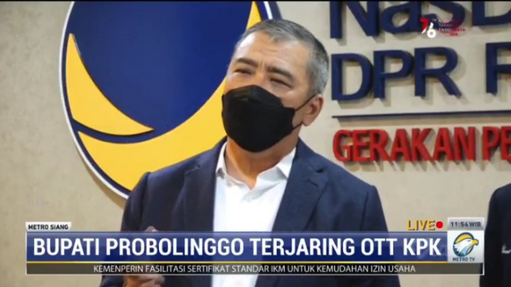 Soal OTT di Probolinggo, NasDem: Biarkan KPK Bekerja