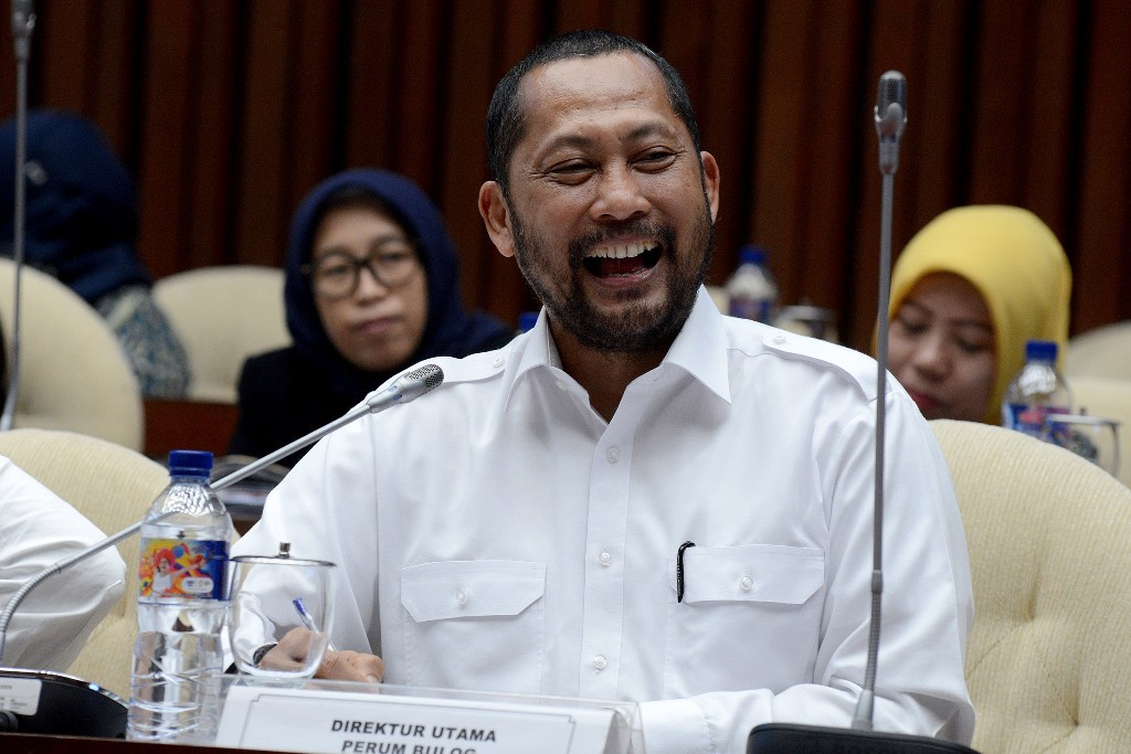 Direktur Utama Perum Bulog Budi Waseso. FOTO: MI/SUSANTO