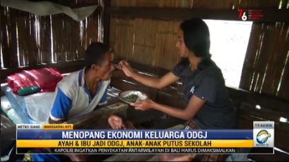 Orang Tua ODGJ karena Tekanan Ekonomi, Kakak Beradik Putus Sekolah
