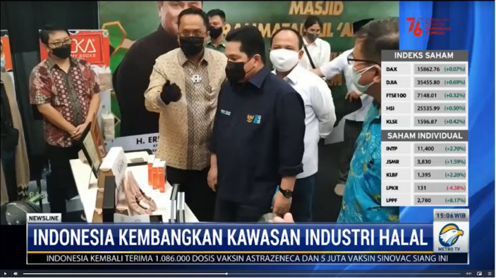 Erick Thohir Ingin <i>Rest Area</i> Tol Jadi Pusat Penjualan Produk Halal Lokal