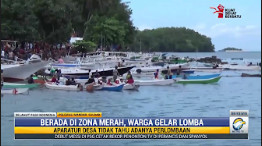 Warga Polewali Mandar Gelar Lomba Pacu Perahu Meski Zona Merah Covid-19