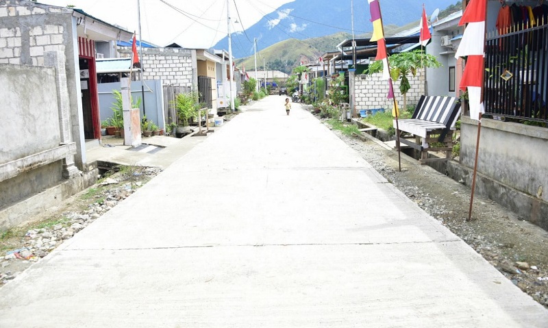 Bantuan PSU bagi rumah subsidi di Papua. Foto: Kementerian PUPR