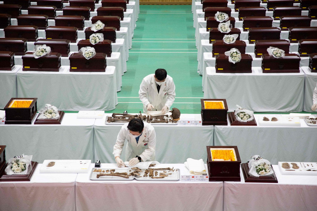 Foto: Korsel Pulangkan 109 Jenazah Tentara Tiongkok yang Gugur di Perang Korea